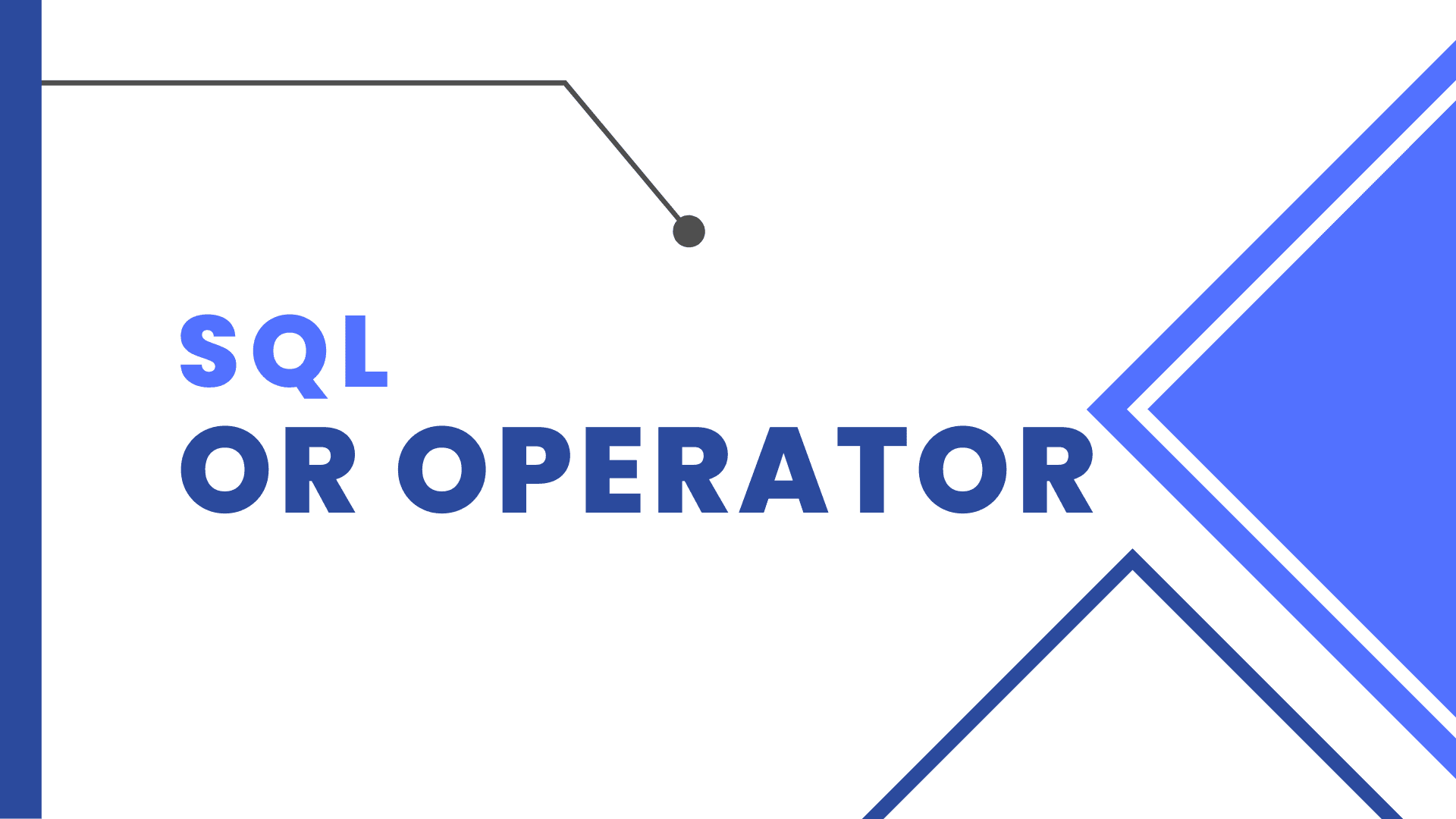 SQL OR Operator