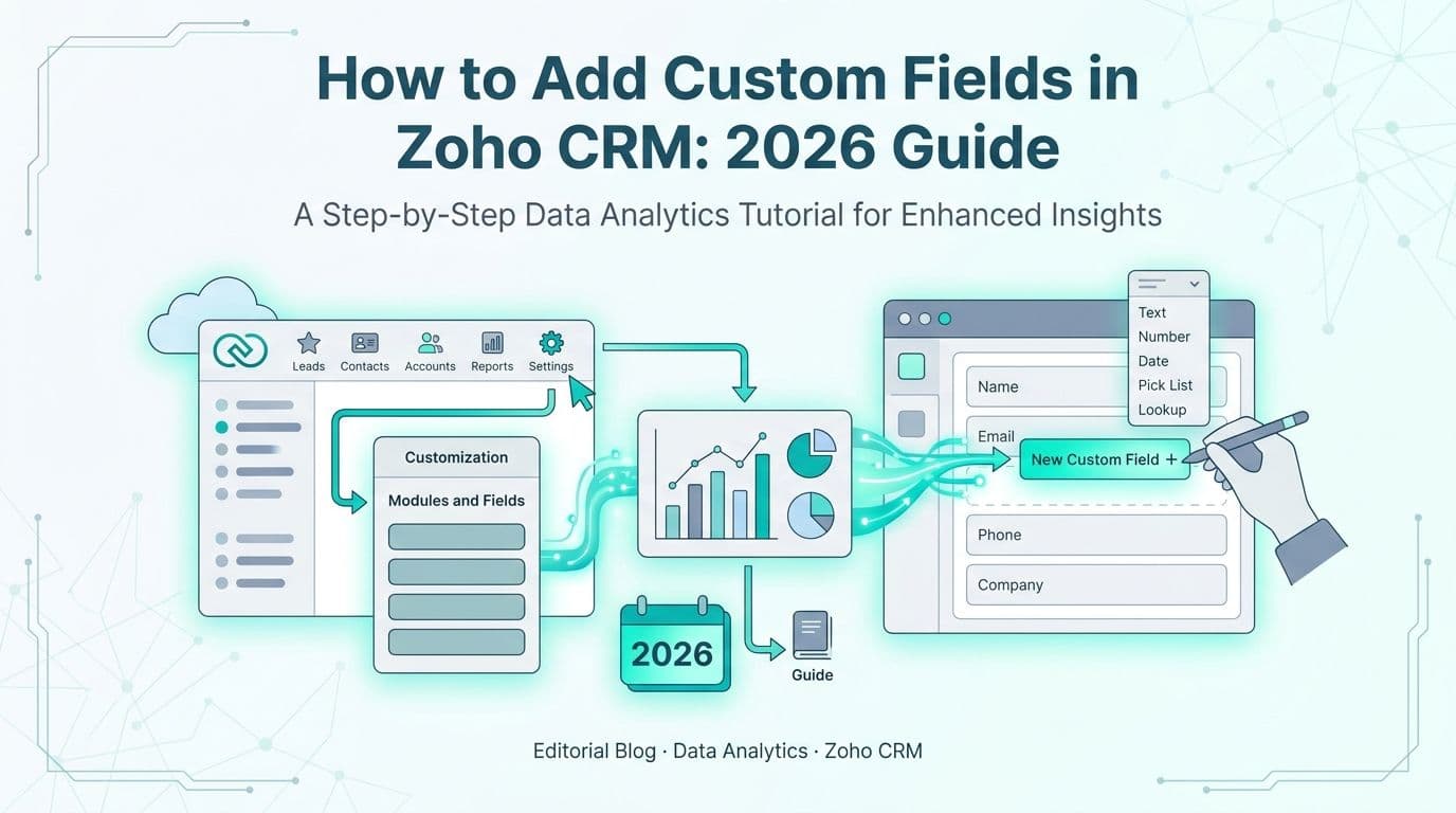 How to Add Custom Fields in Zoho CRM: 2026 Guide