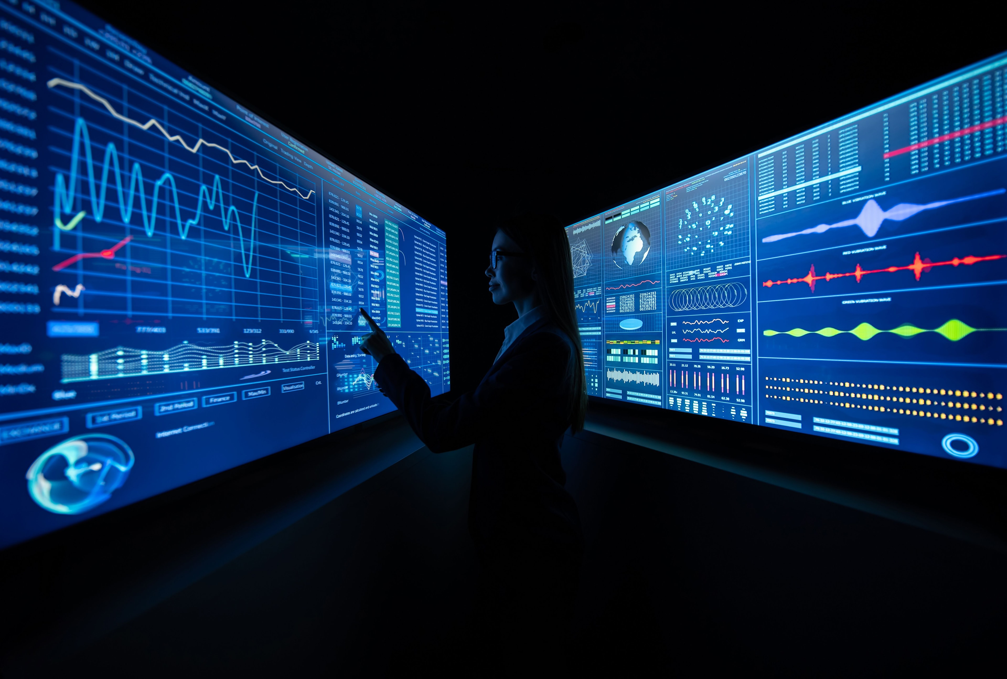 Data dashboard visualization