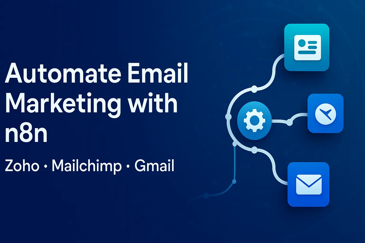 How to Automate Email Marketing with n8n (Zoho, Mailchimp, Gmail)