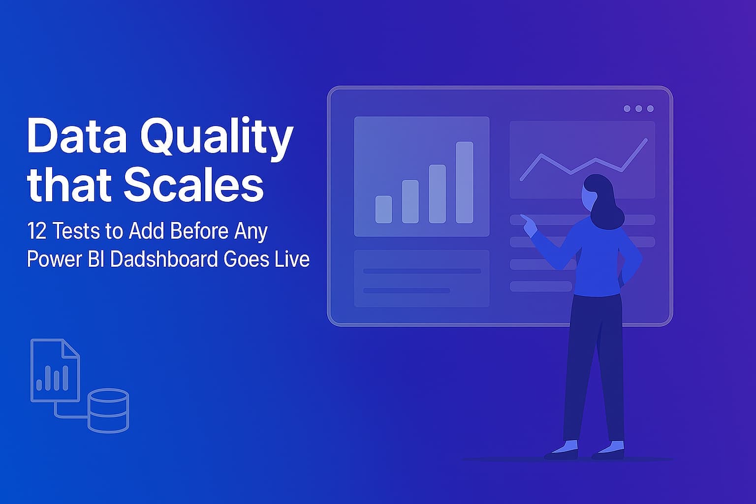 Data Quality that Scales: 12 Tests to Add Before Any Power BI Dashboard Goes Live