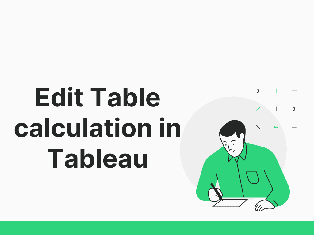 Edit Table calculation in Tableau