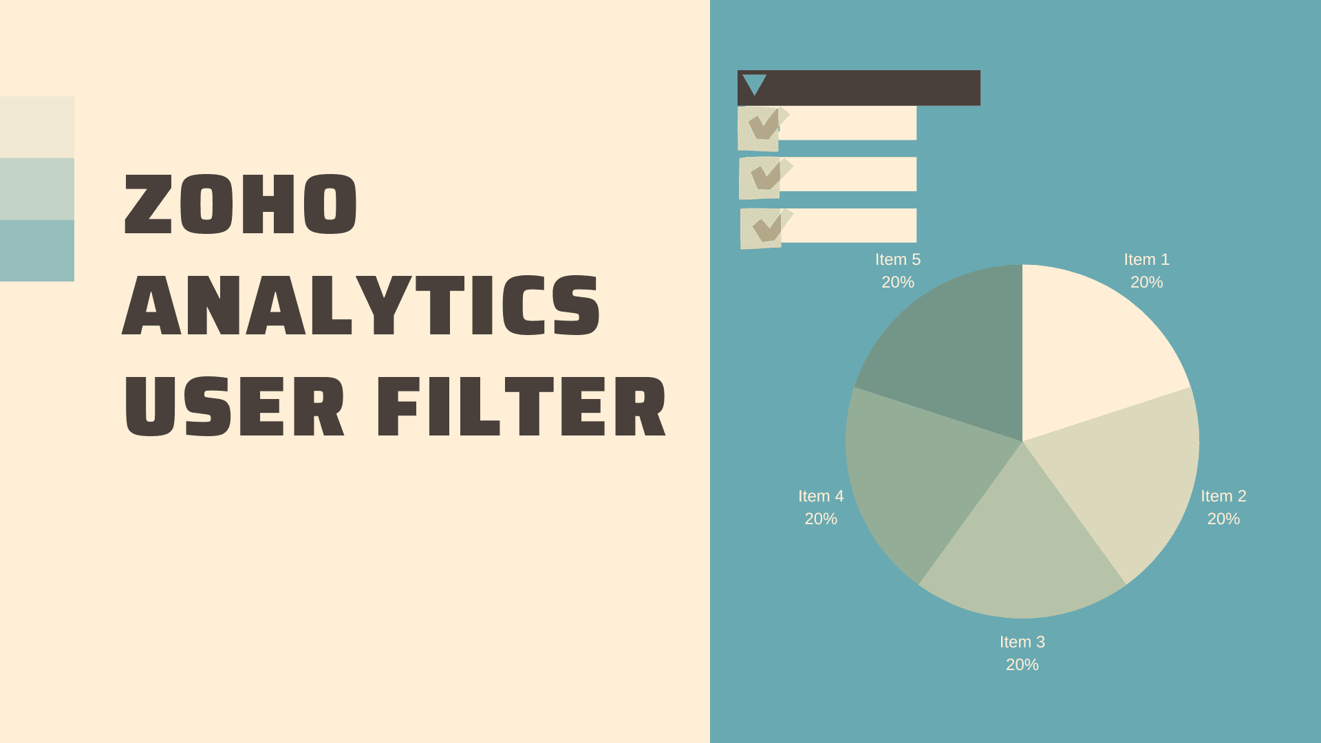 How to Use Zoho Analytics User Filter in Reports