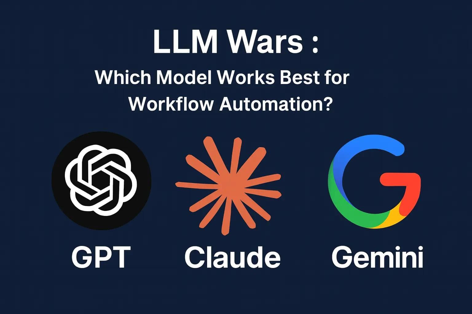 LLM Wars: Which Model Works Best for Workflow Automation? (GPT, Claude, Gemini)