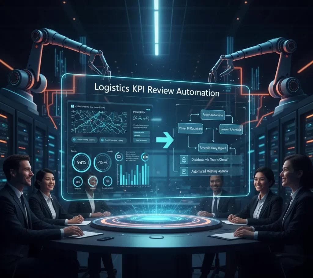 How We Helped Logistics Firm Automate KPI Review Meetings with Power BI & Power Automate