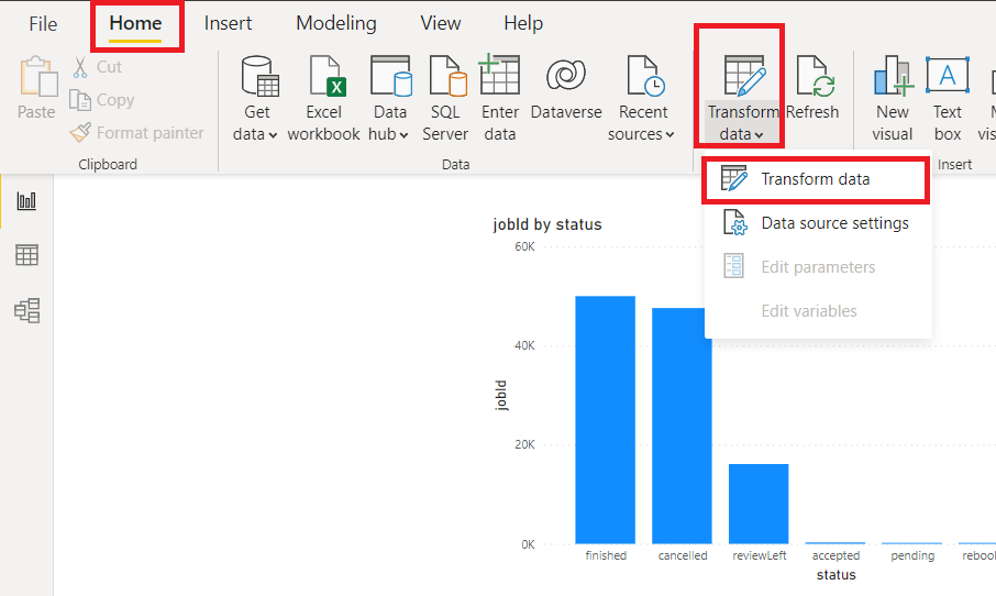 Transform Data